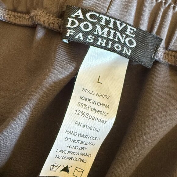 Active Domino Fashion Women’s Stretch Jogger Pants, Large - Picture 2 of 7